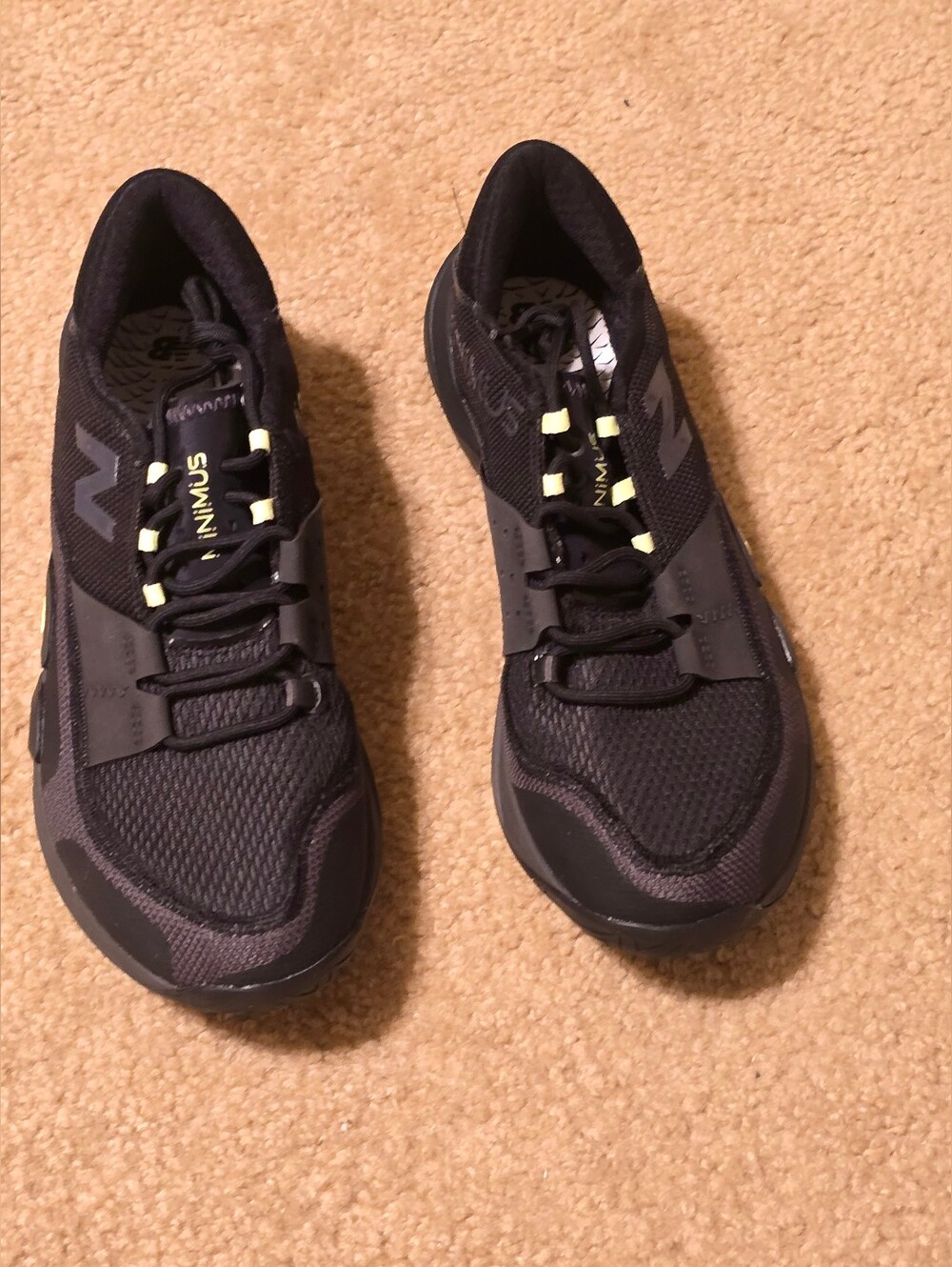 New Balance Men’s Minimus TR V2 Black Athletic Shoes - Picture 3 of 9